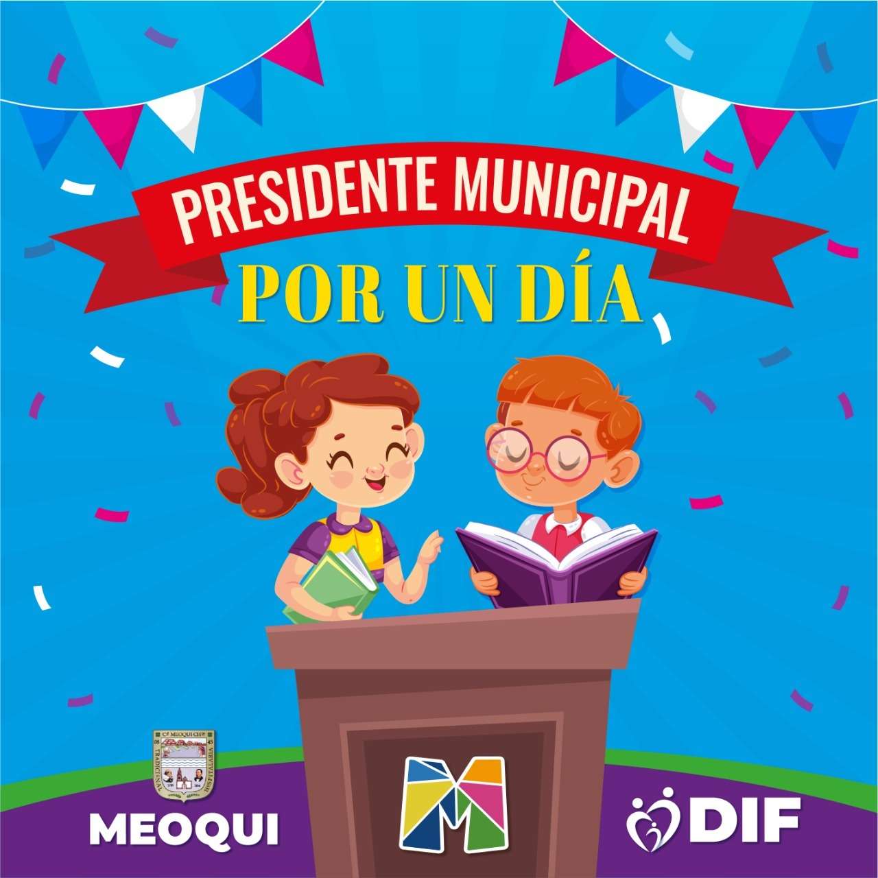 Convocan en meoqui a niños para ser presidente municipal por un día