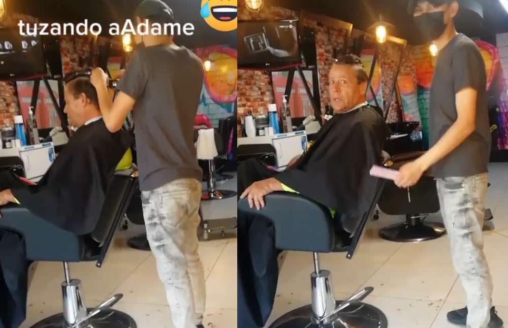 Joven se burla del corte de cabello de adame