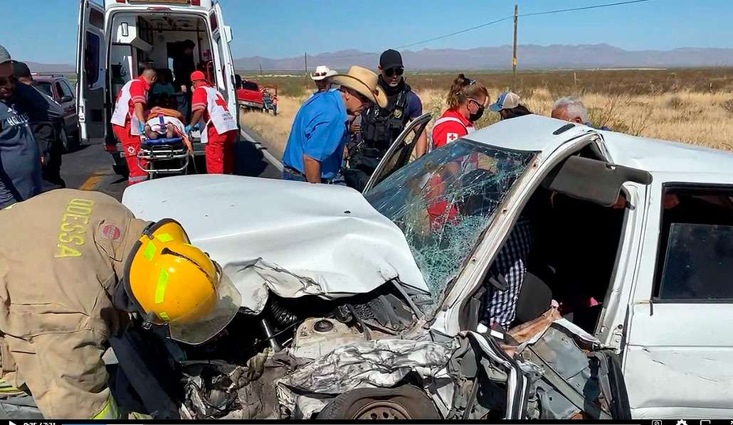 Deja encontronazo 4 lesionados en la chihuahua-ojinaga