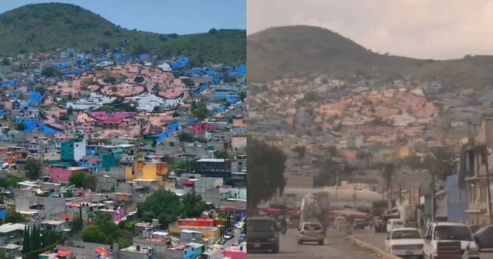 Les pintaron sus casas y resultó la cara del dr. simi