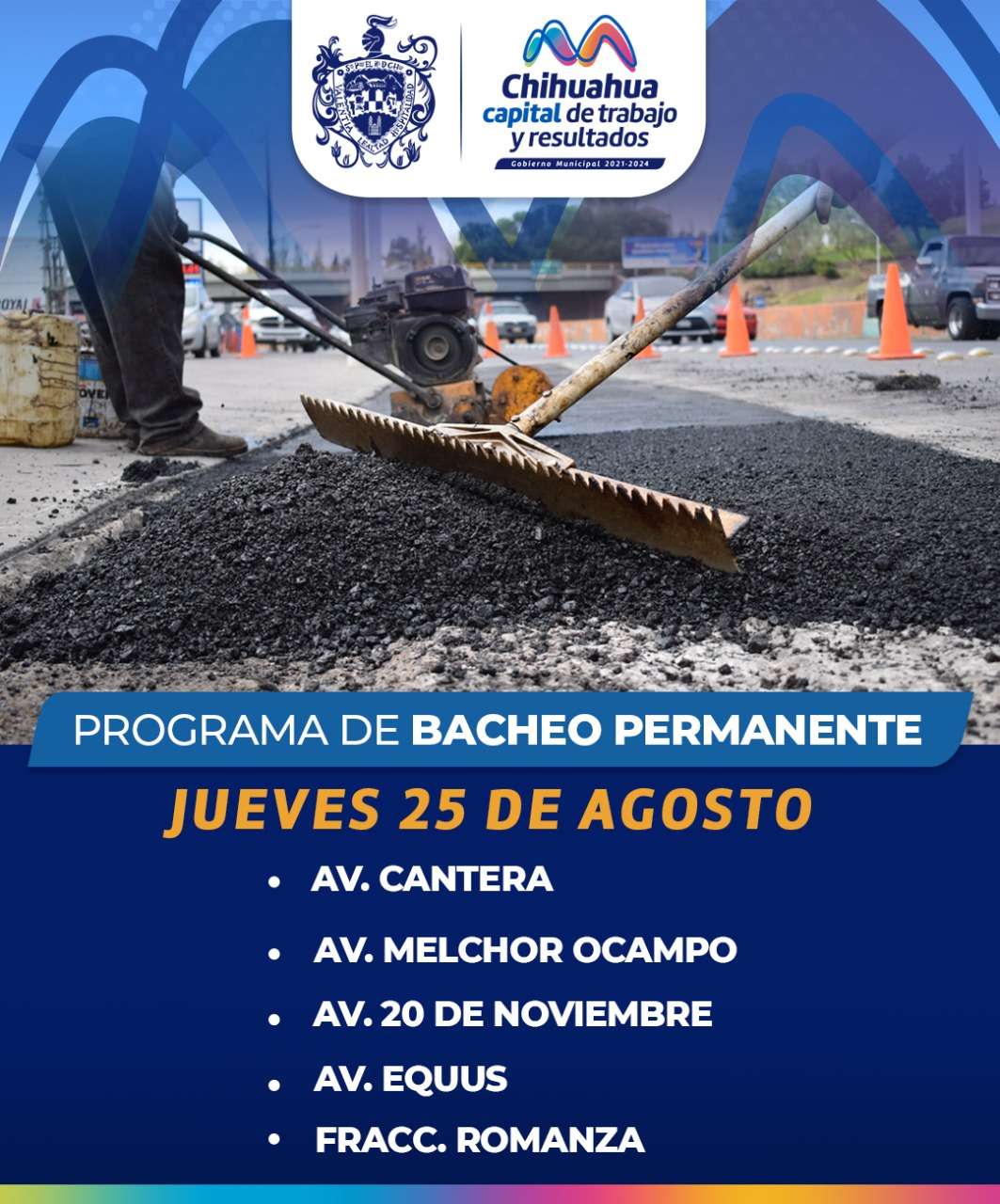 Trabaja Gobierno Municipal en bacheo de calles y avenidas de la ciudad ...