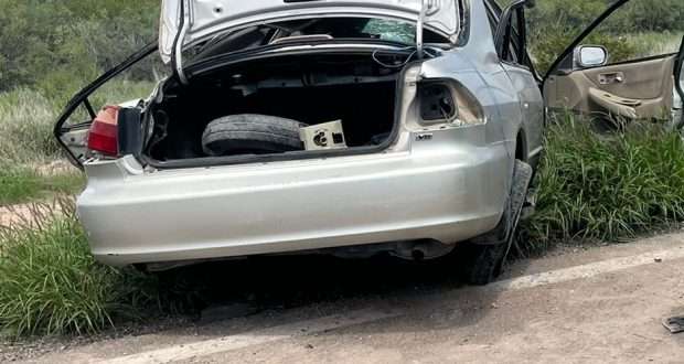 Deja volcadura cuatro lesionadas en la rúa a jiménez