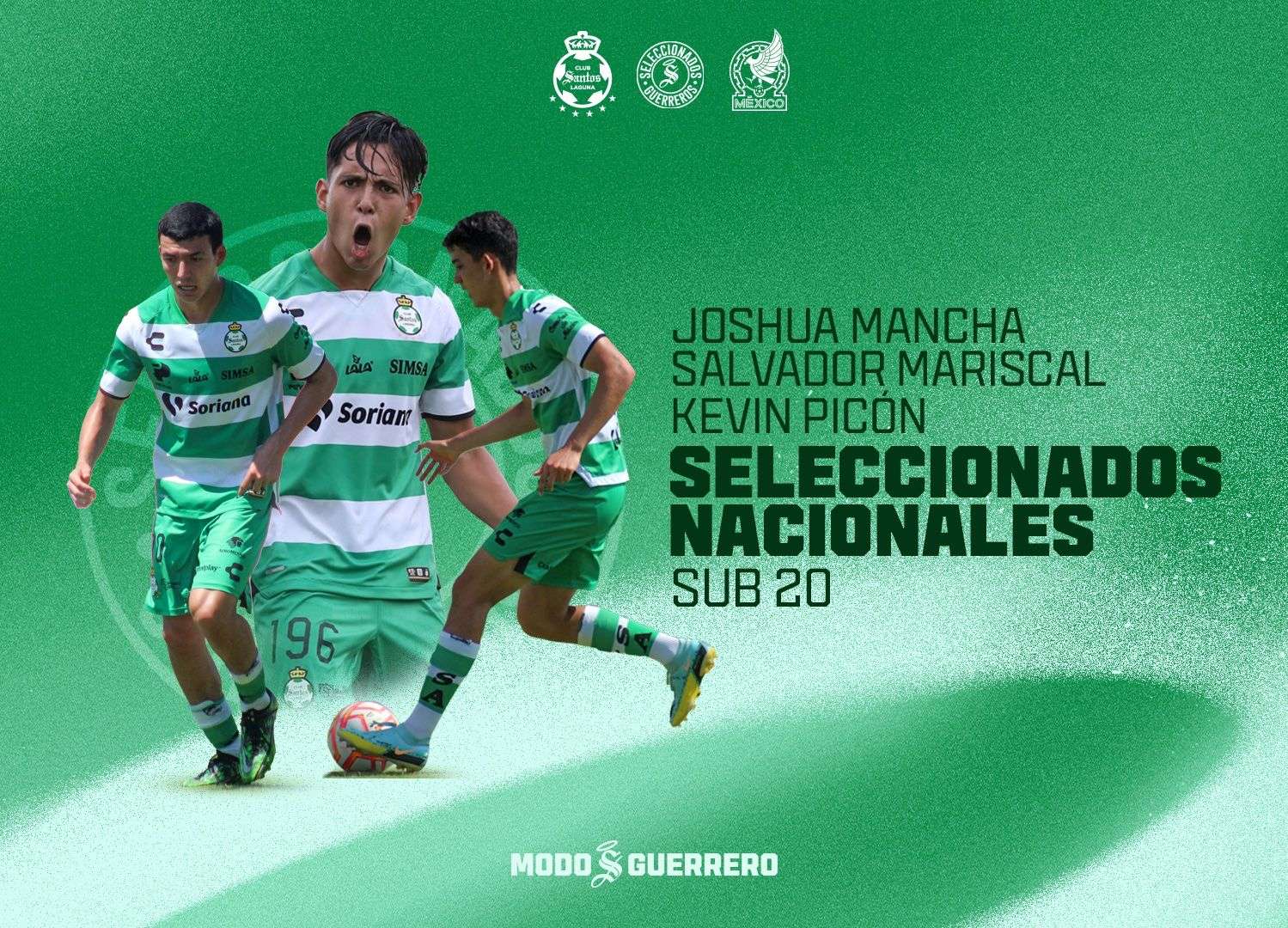 Convocan a juveniles santistas para la Revelations Cup con el Tricolor Sub 20