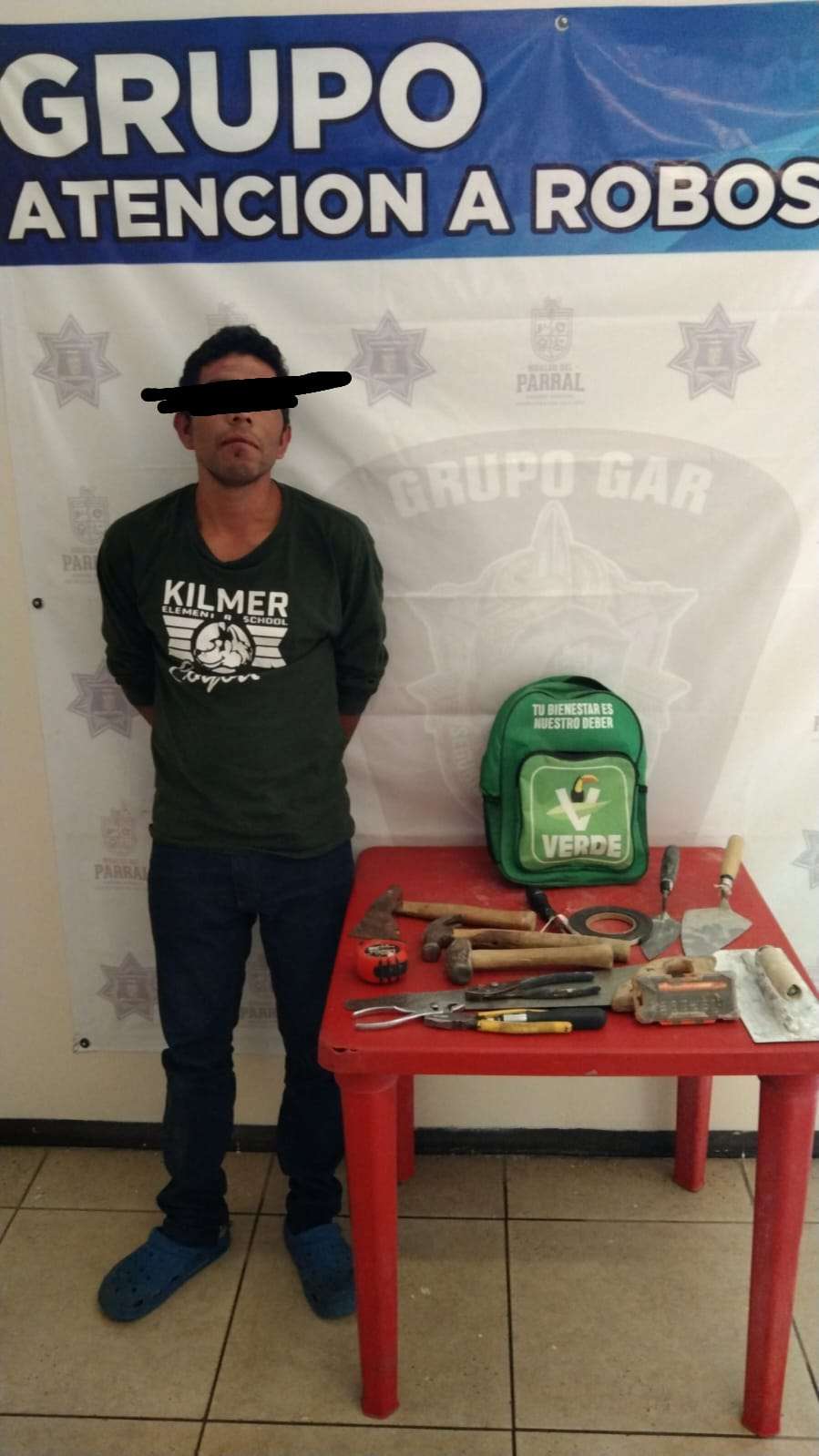 Recuperan herramienta sustraída en la Ché Guevara