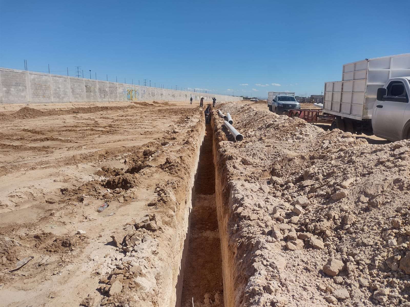 Arrancan trabajos de introducción de agua potable y drenaje en avenida ...