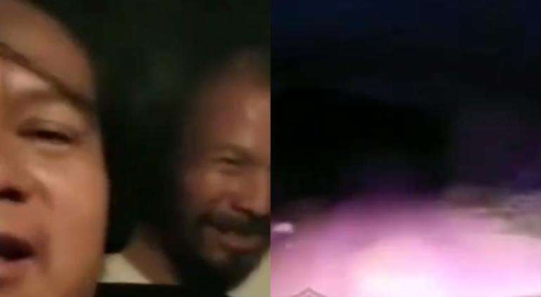 Borrachos roban patrulla y mandan saludos a paisanos 