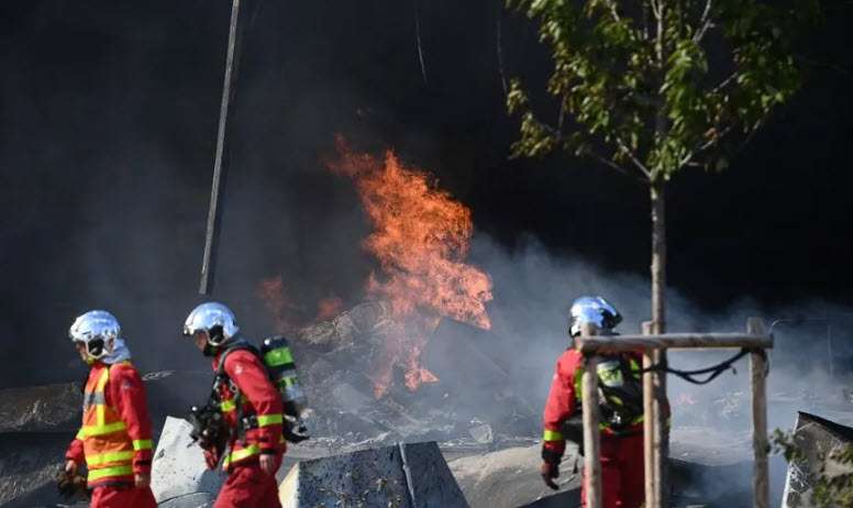 Arde mercado Rungis en París