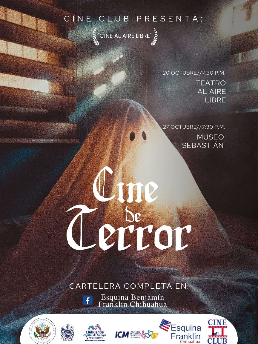 Sé parte del ciclo de cine de terror de la Esquina Benjamín Franklin