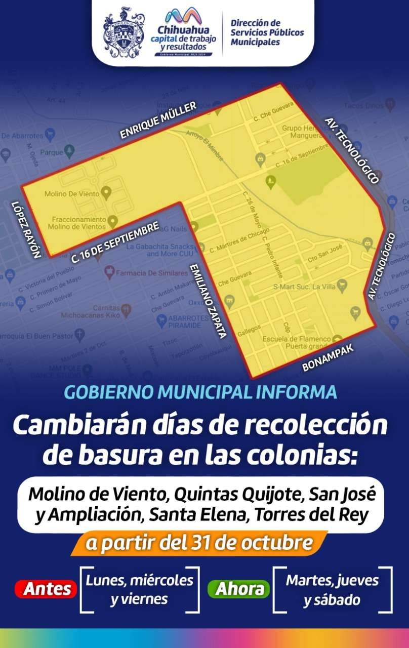 Cambian rutas de recolección de basura en colonias del norte | La ...