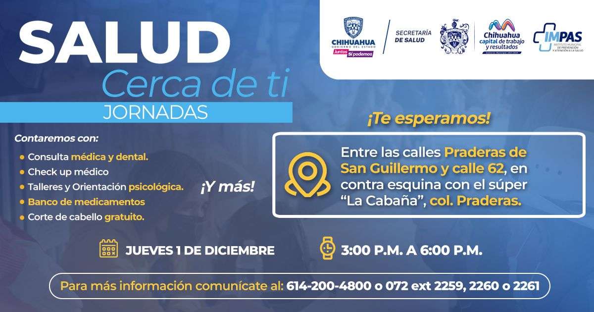 Ofrecen servicios gratuitos de salud en colonia Praderas del Sur