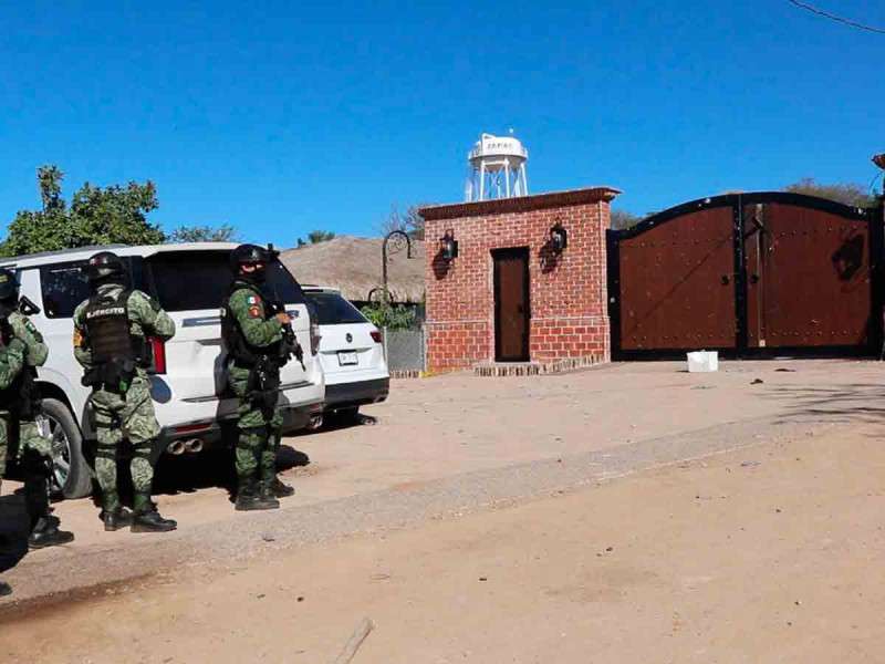 Así se encuentra la casa de Ovidio Guzmán en el poblado de Jesús María