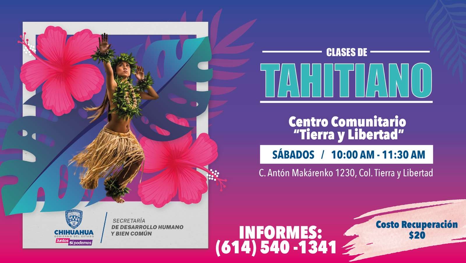 Invitan a clases de baile tahitiano