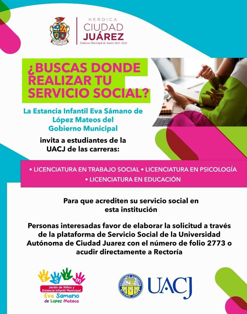 Invitan a estudiantes de la UACJ a que hagan servicio social en Estancia  Infantil Municipal | La Opción de Chihuahua