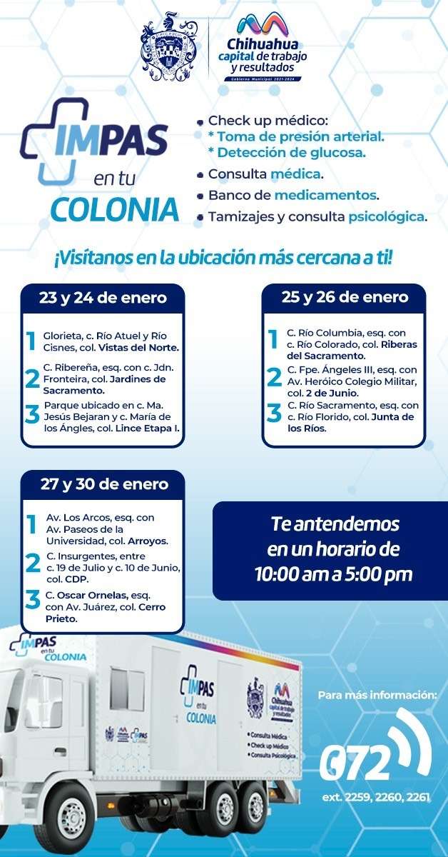 Municipio ofrece servicios de salud de manera gratuita