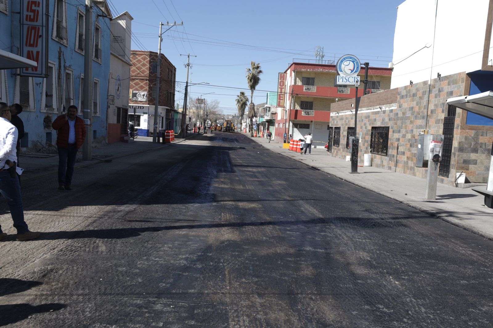Cierran la 16 de septiembre a la altura de calle José María Arteaga por obras