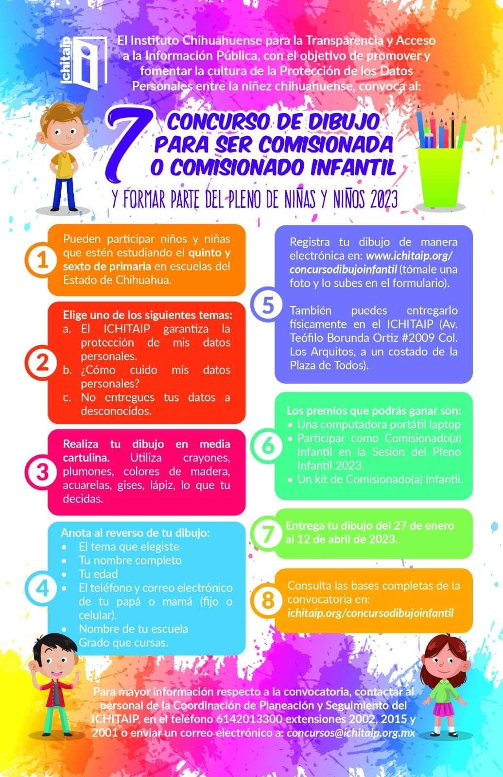 Invitan al 7° Concurso de Dibujo Infantil del ICHITAIP | La Opción de ...