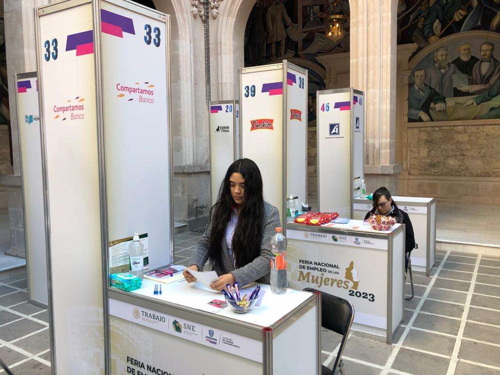 Inicia Feria Nacional de Empleo de las Mujeres 2023 en el palacio de ...