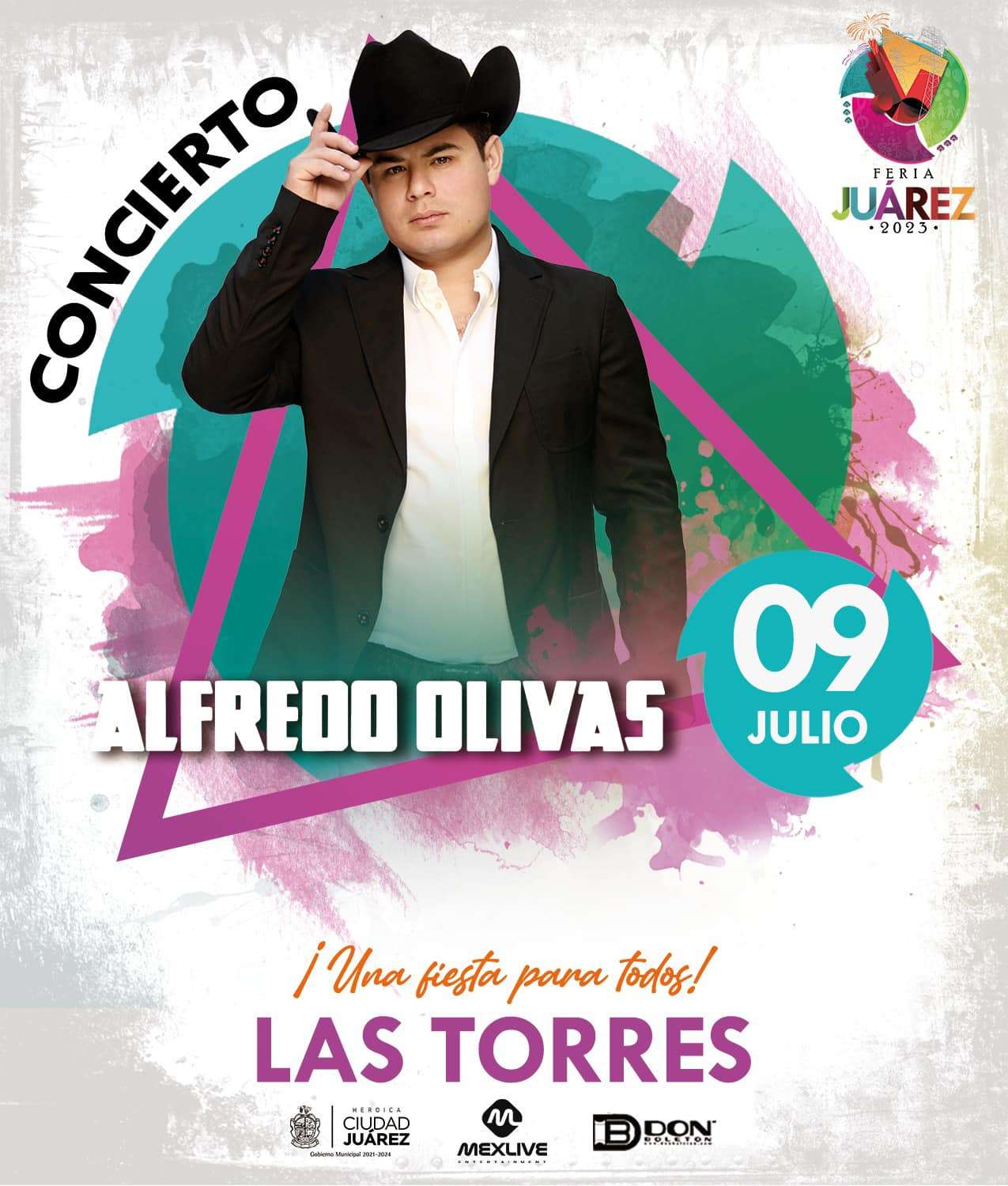Tras años de ausencia en la ciudad, Alfredito Olivas cerrará la Feria Juárez 2023