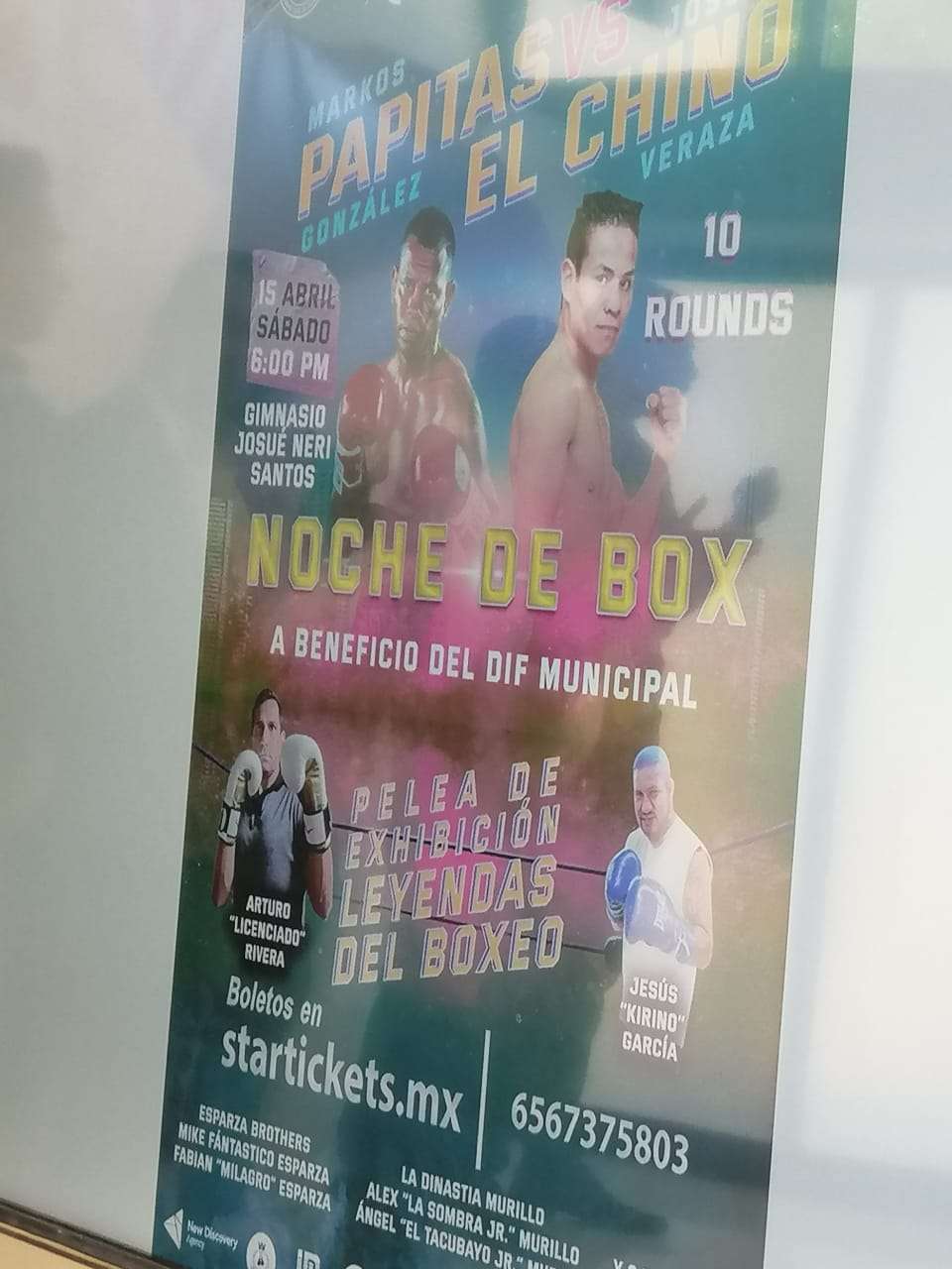 Anuncian función de box a beneficio de Dif Municipal de Ciudad Juárez