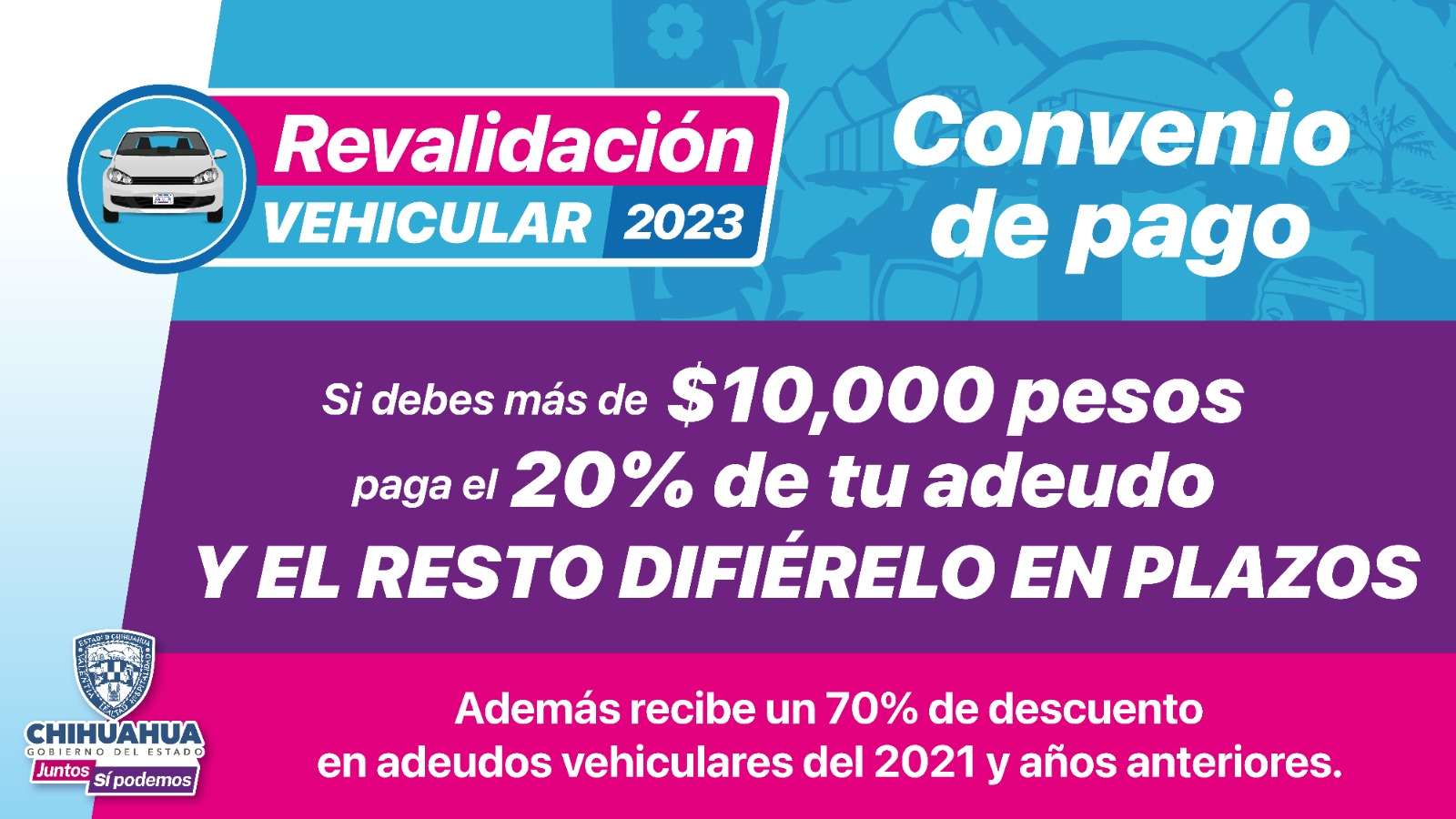 Invitan a que realicen un convenio de pago en revalidación vehicular