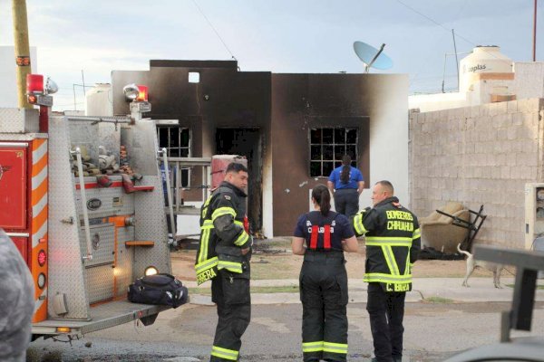 Consume voraz incendio vivienda al norte de la ciudad | La Opción de ...