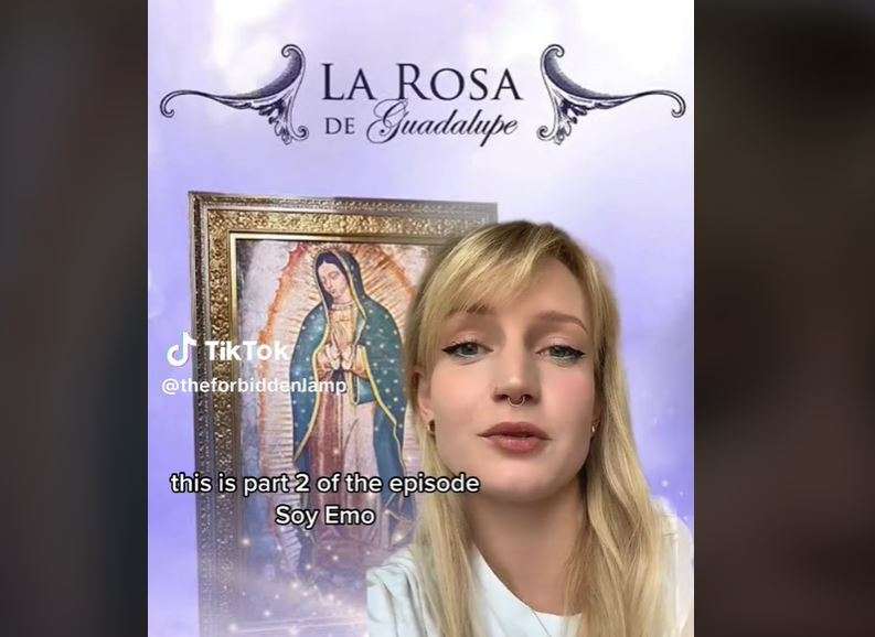 Reseña tiktoker danesa que estudia español episodios de La Rosa de Guadalupe