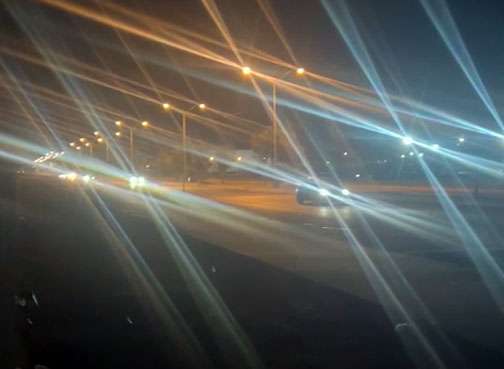 [Bajo las cámaras de la policía hacen carreras clandestinas de autos]