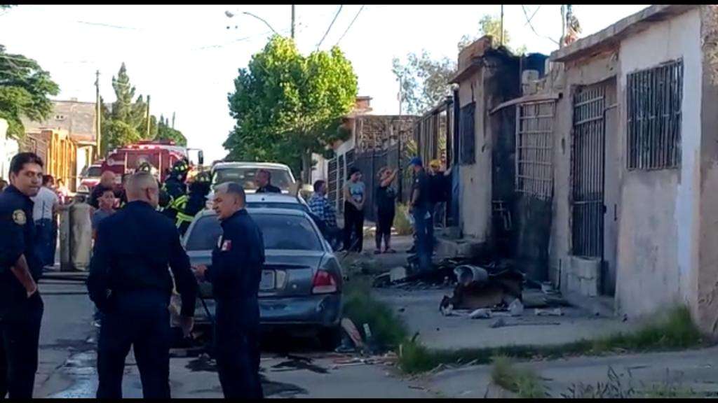Arde domicilio en la colonia Villa Juárez | La Opción de Chihuahua