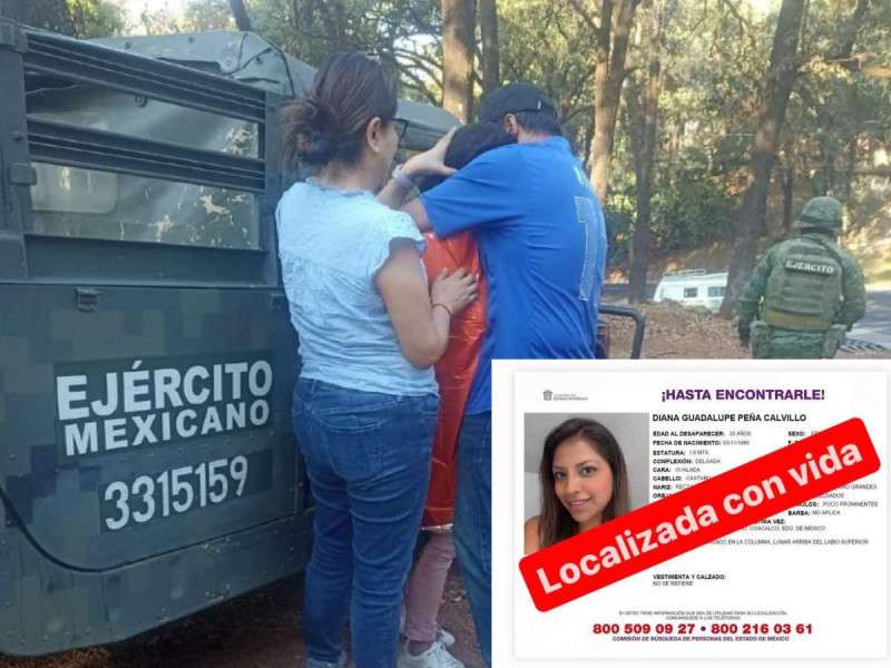 Hallan en Cuernavaca a Diana Peña Calvillo mujer desaparecida en Edomex