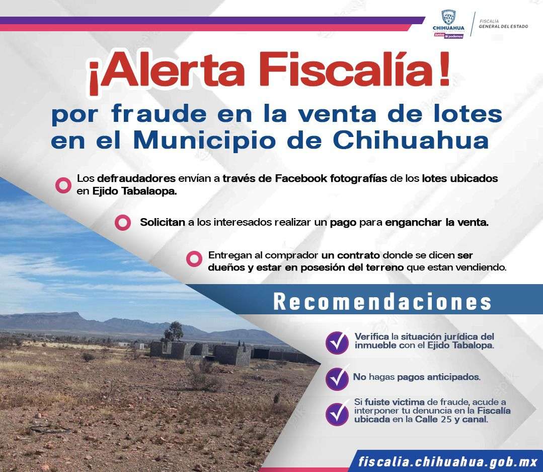 Alerta por fraude de venta de terrenos en ejido Tabalaopa