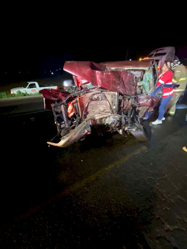 Aparatoso accidente vehicular deja una persona sin vida en Cuauhtémoc ...