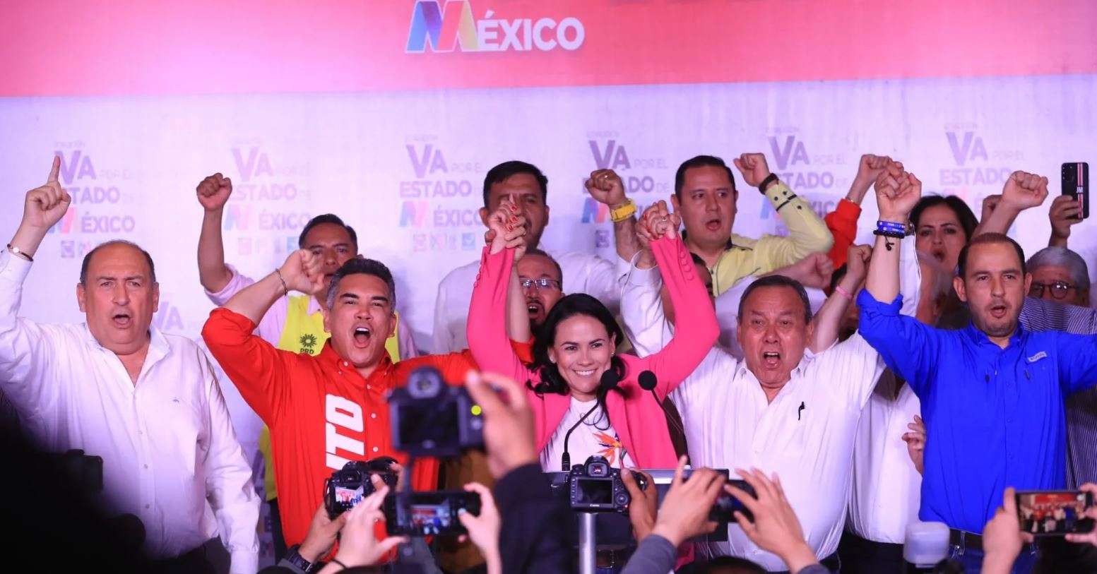 Esta elección la ganó la coalición Va por el Edomex Alejandra Del