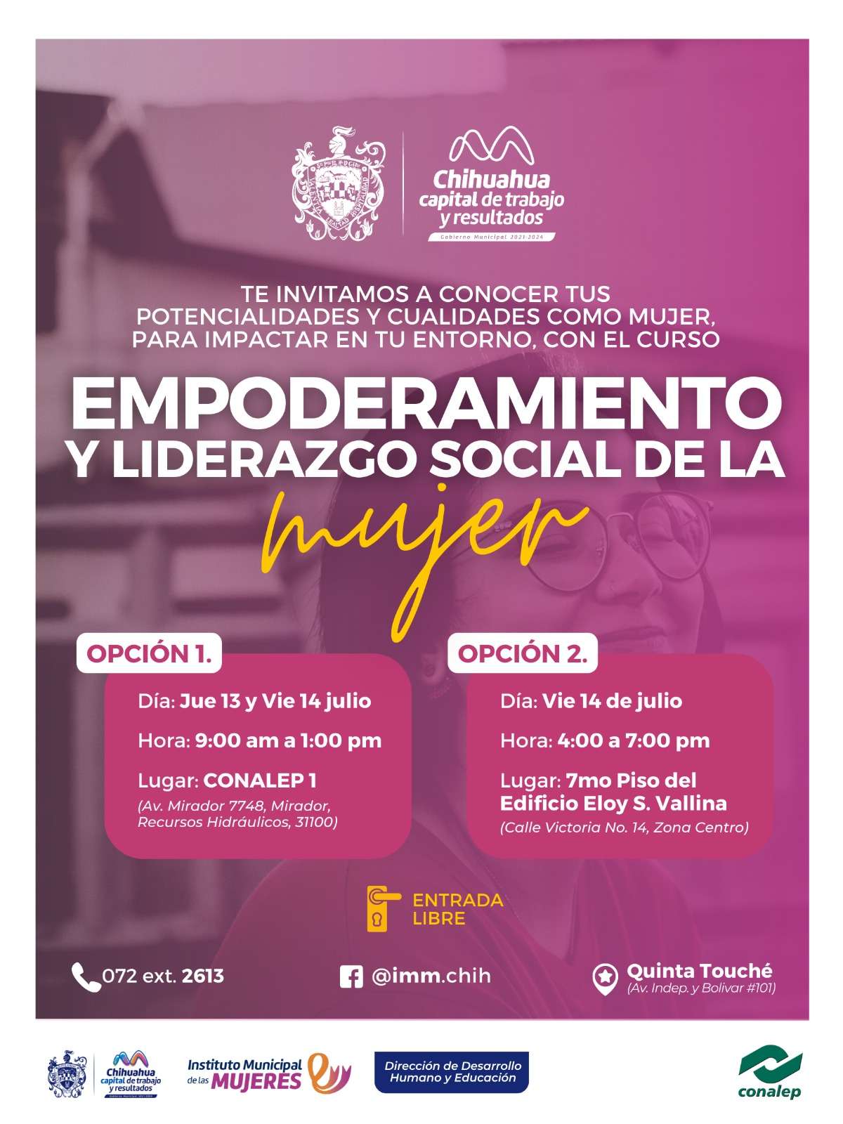 Invitan al taller Empoderamiento y liderazgo social de la mujer | La ...