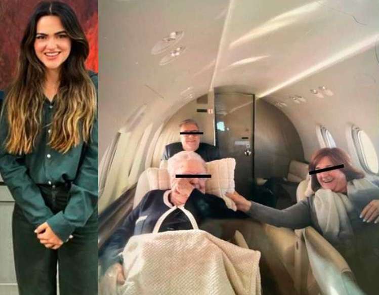 Acepta por fin Andrea Chávez que su familia sí voló en avión privado