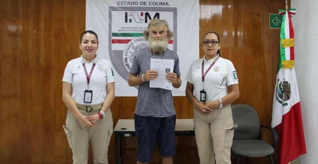 Náufrago australiano recibe permiso de estadía en México tras ser rescatado en el océano Pacífico