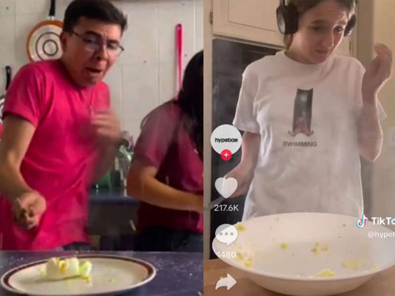 Alertan por el reto del huevo explosivo en TikTok