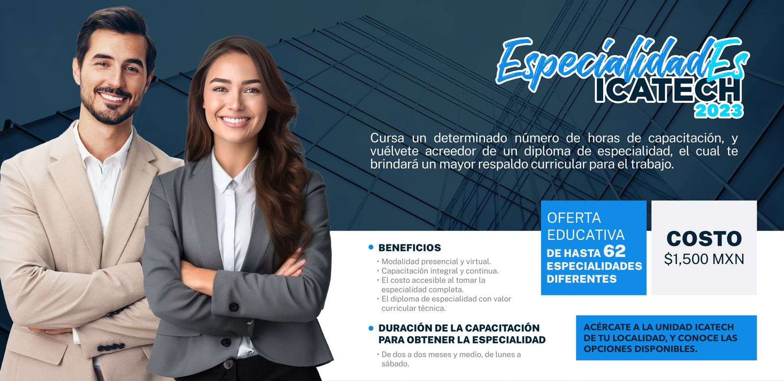 Iniciarán inscripciones para el programa EspecialidadES Icatech 
