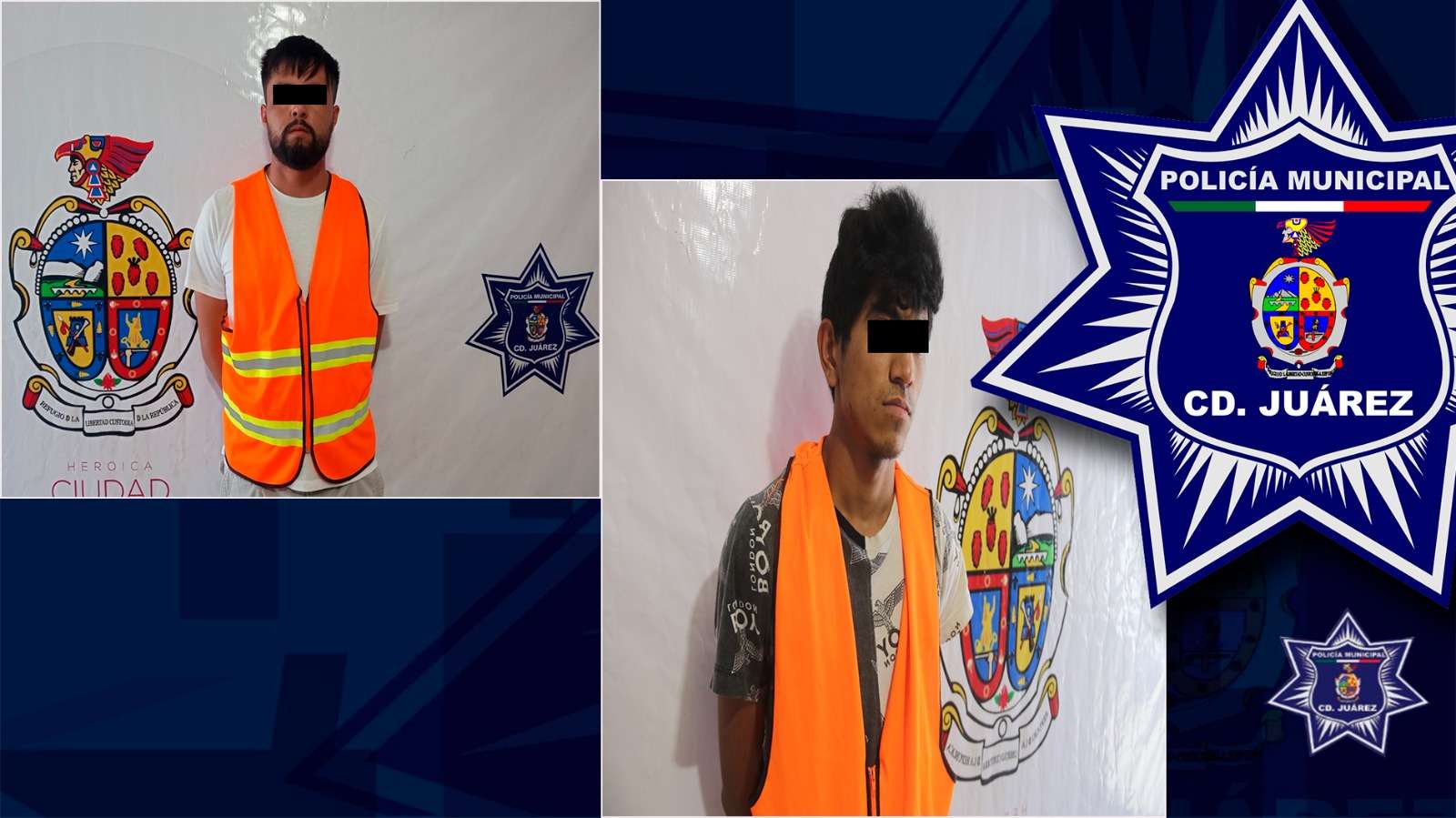 Policías Municipales detuvieron a dos personas con orden de aprehensión 
