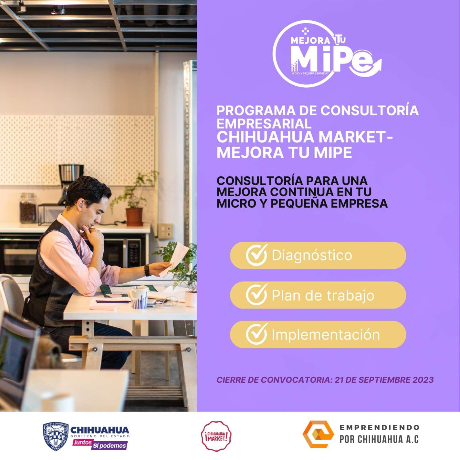 Beneficiarán a MiPymes con programa Mejora tu Mipe
