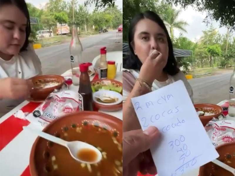 Invita a su novio a comer y no lleva dinero; la acusan de gorrona