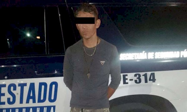 Detienen estatales a presunto ladrón en Chihuahua | La Opción de Chihuahua