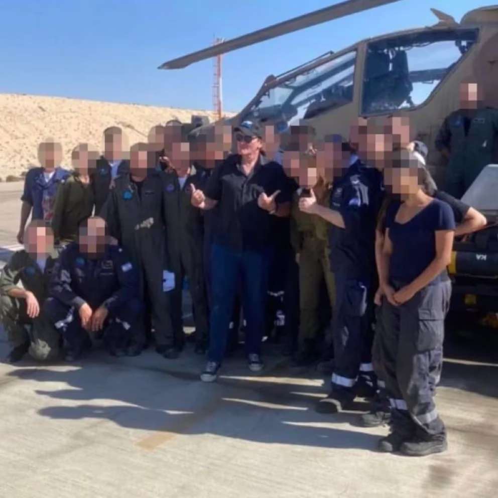 Visita Quentin Tarantino base militar en Israel