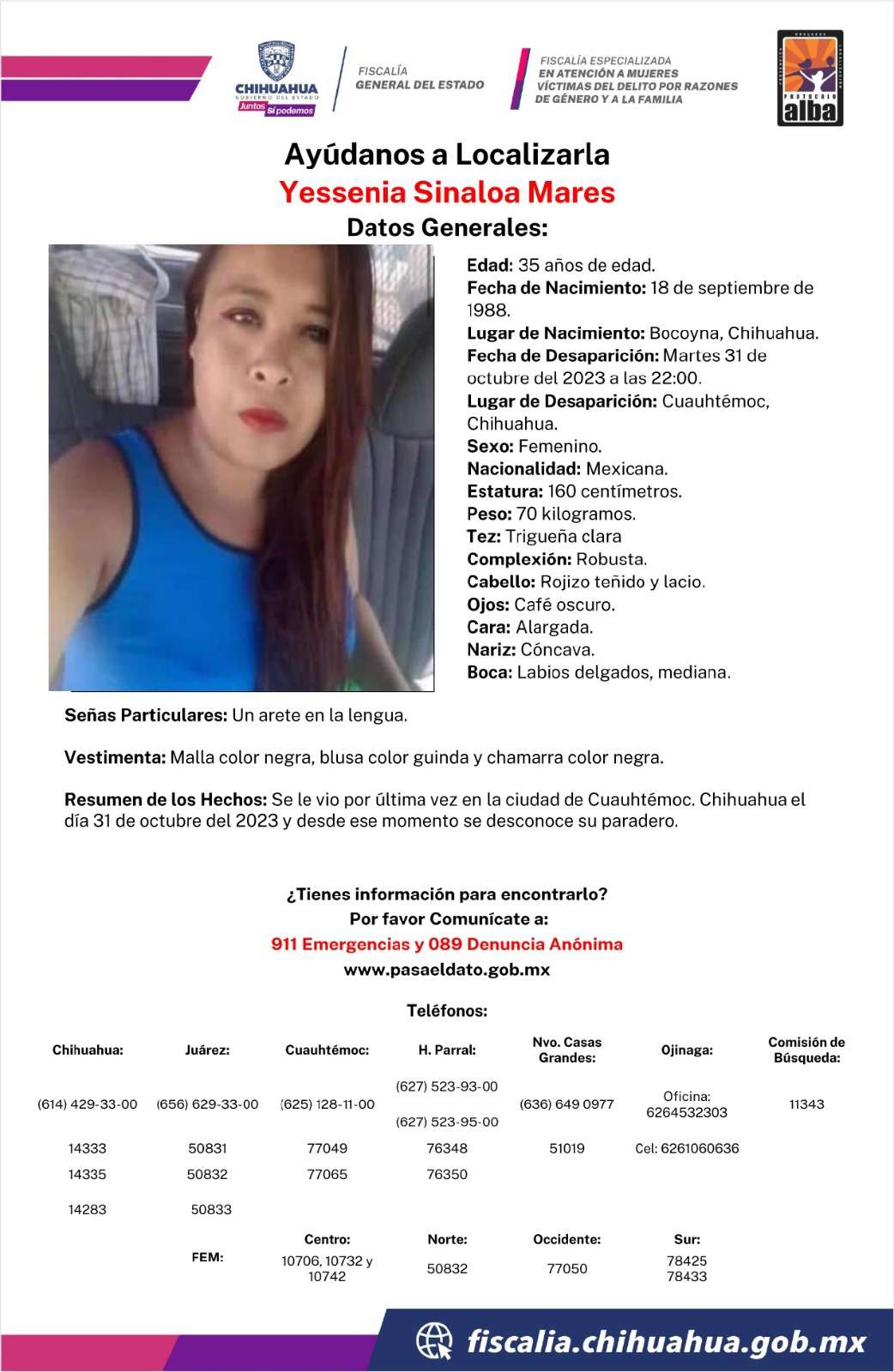 Buscan a 2 mujeres desaparecidas en Cuauhtémoc | La Opción de Chihuahua