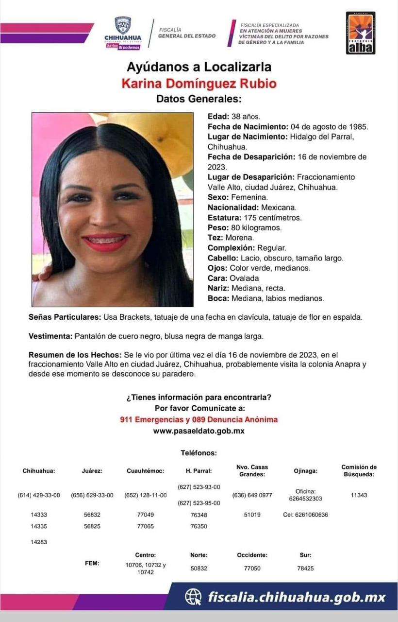 Desaparece mujer en el trayecto a Anapra; lanzan pesquisas