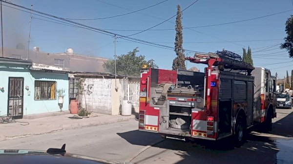 Se incendia vivienda en la colonia Villa | La Opción de Chihuahua