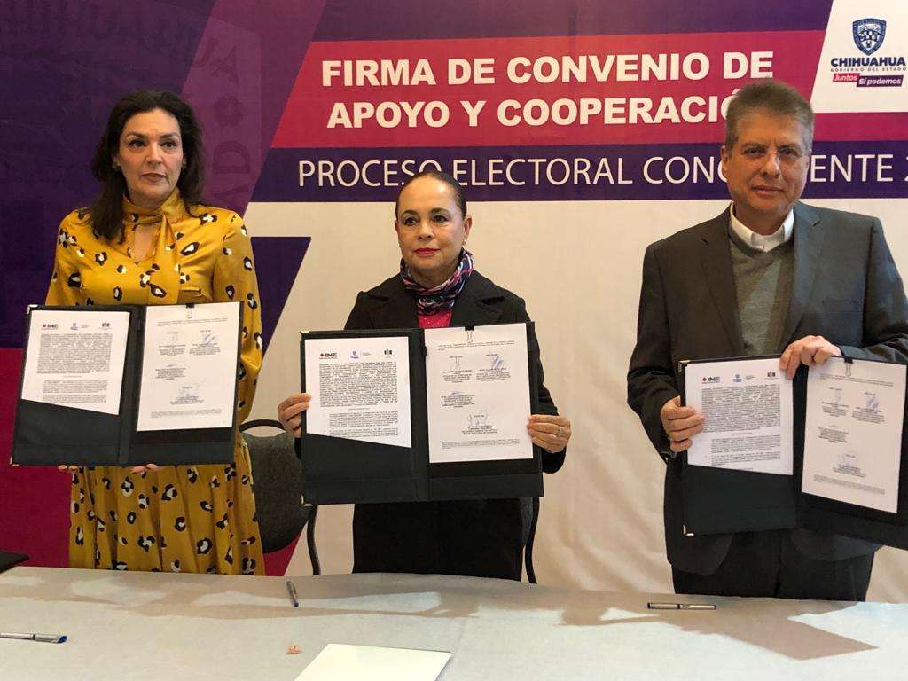 Firman SEyD, IEE e INE convenio de colaboración para elecciones del ...