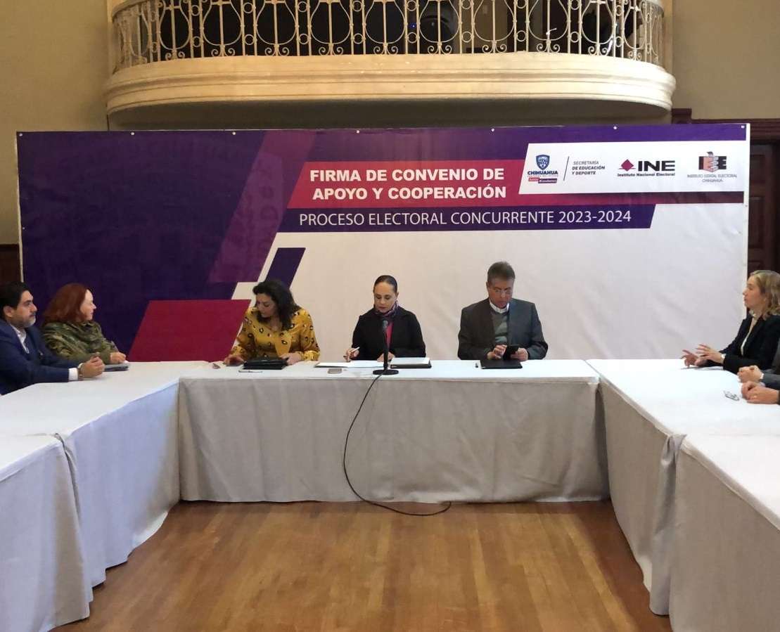 Firman SEyD, IEE e INE convenio de colaboración para elecciones del ...