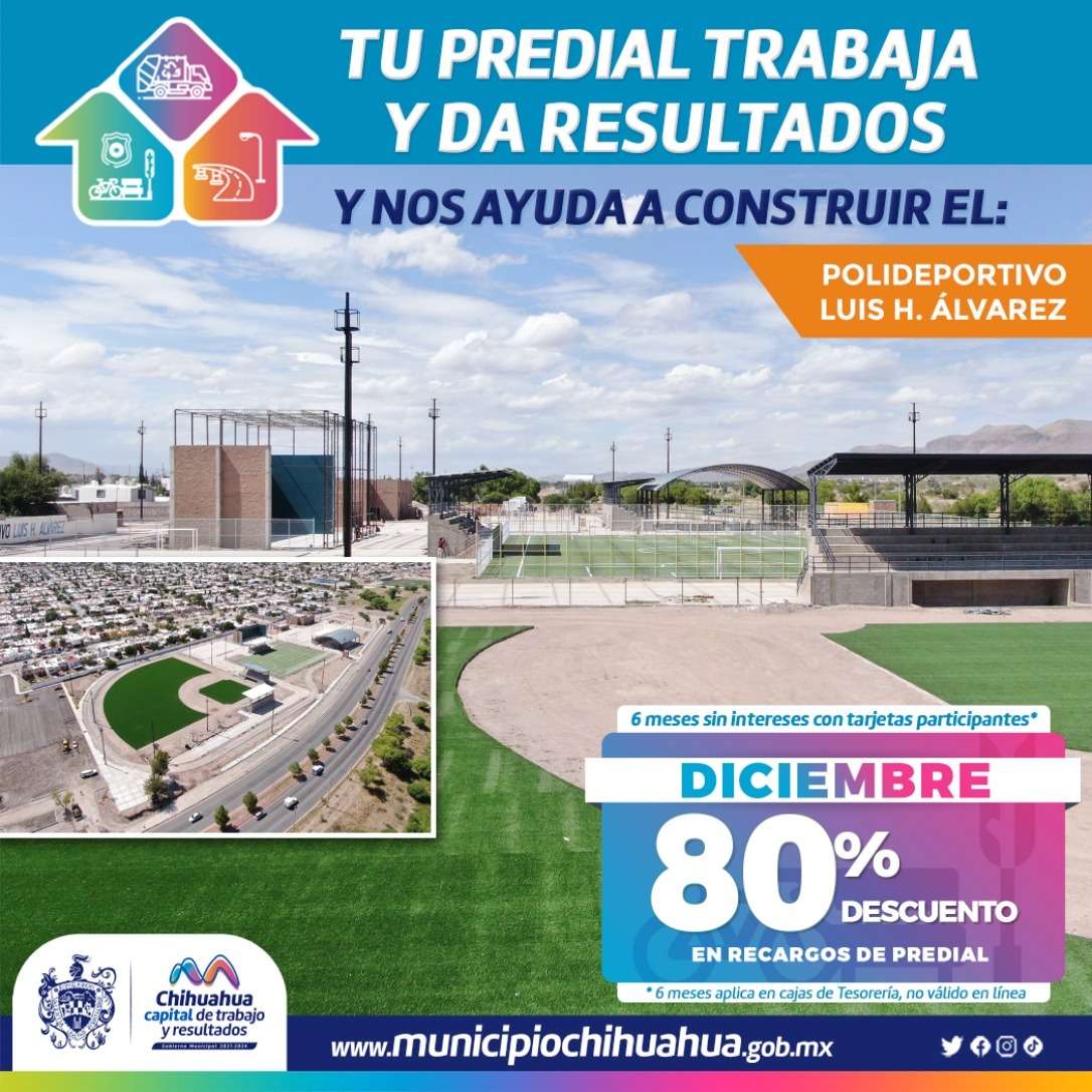 Invitan a aprovechar descuento en recargos del Predial