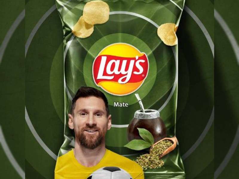 Lanzarán papitas sabor mate con la imagen de Messi