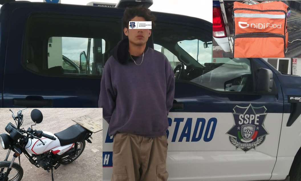 Detienen a repartidor Didi Food con marihuana